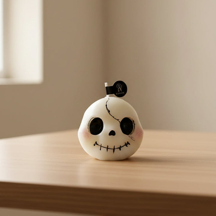 Bougie Halloween Décorative Crâne