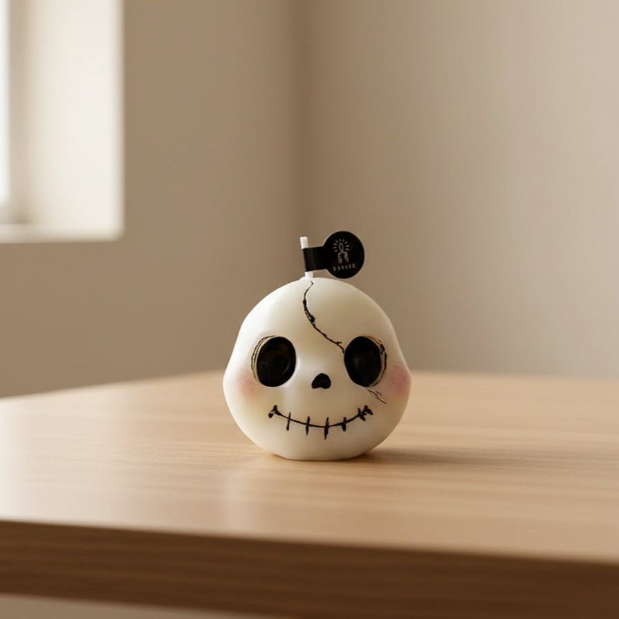Bougie Halloween Décorative Crâne