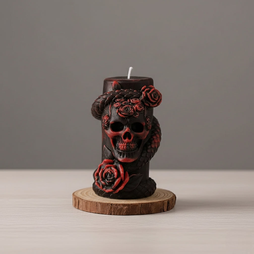 Bougie Halloween Gothique