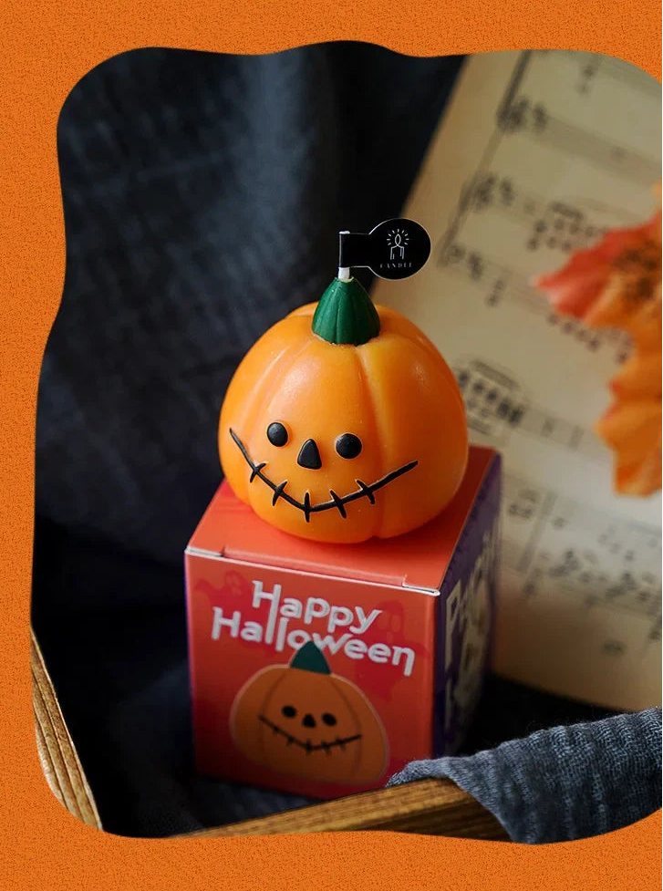 Bougie Halloween Petite Citrouille