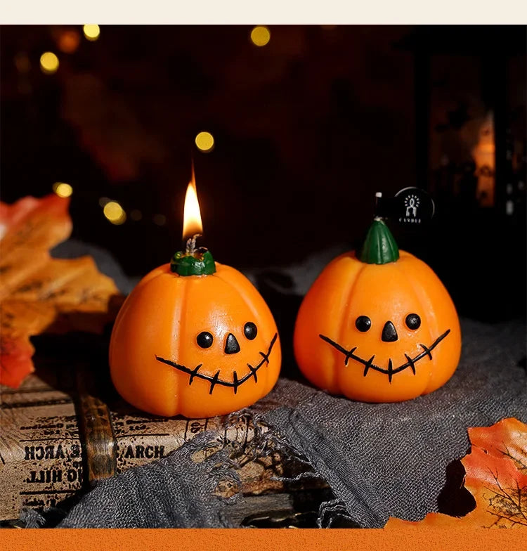Bougie Halloween Petite Citrouille