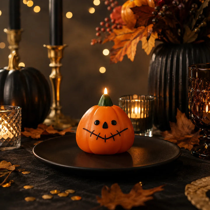Bougie Halloween Petite Citrouille amusant