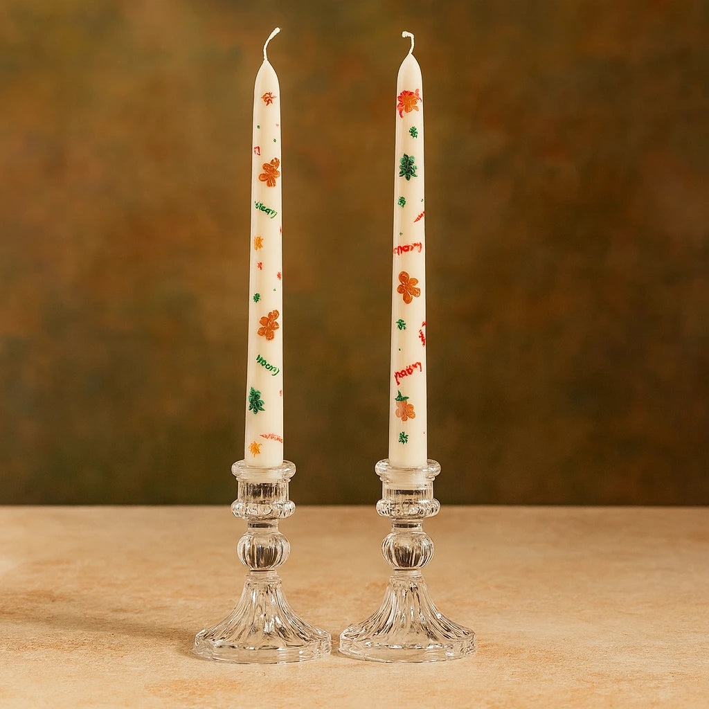 Bougie Longue Décorative Élégante