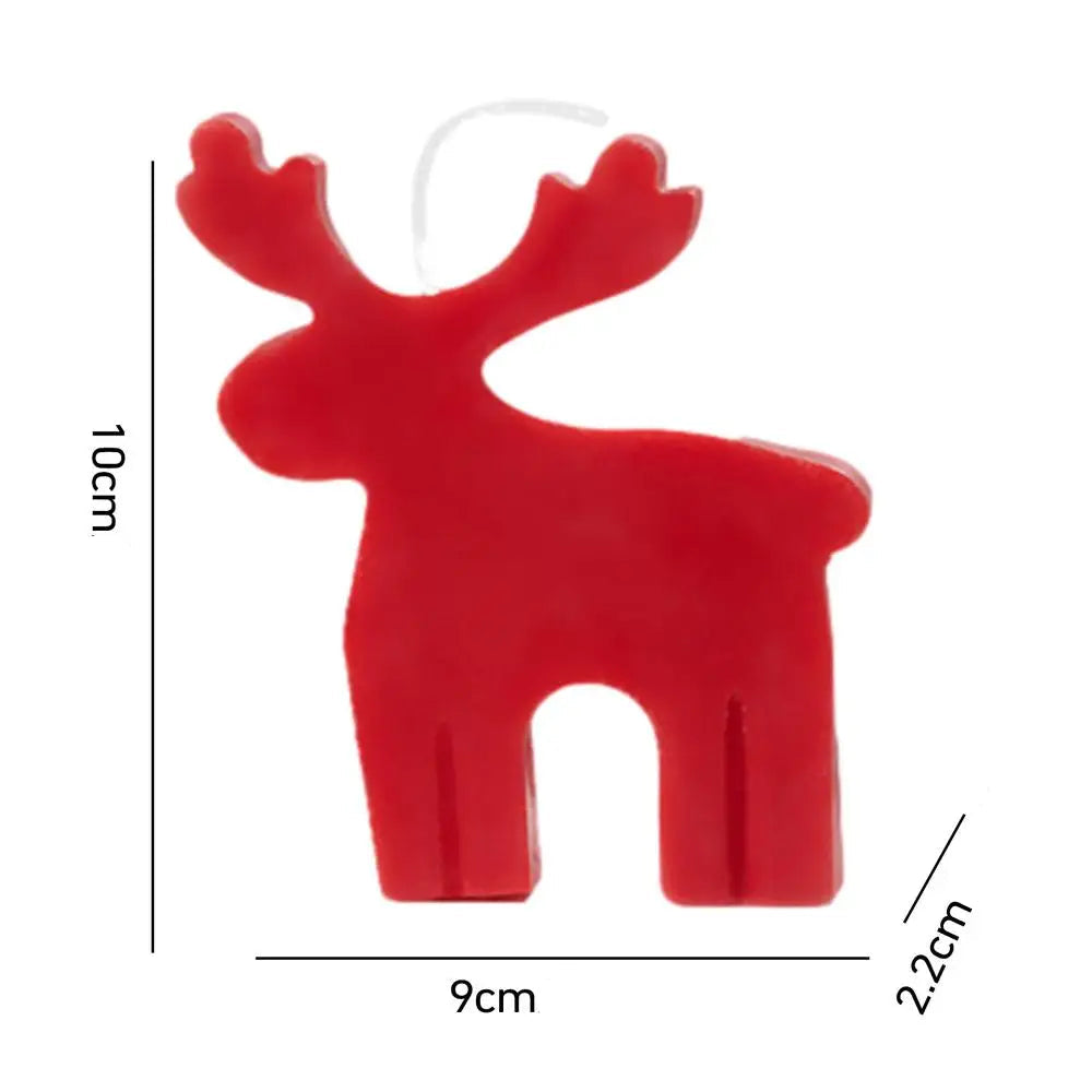 Bougie Noël Parfumée Renne Rouge Unique