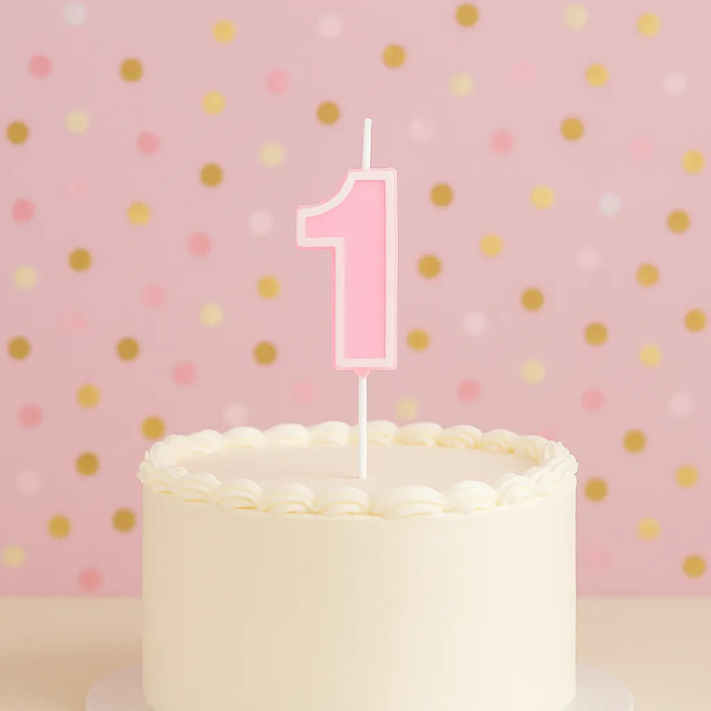 Bougie Numérique Rose