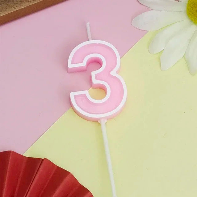 Bougie Numérique Rose