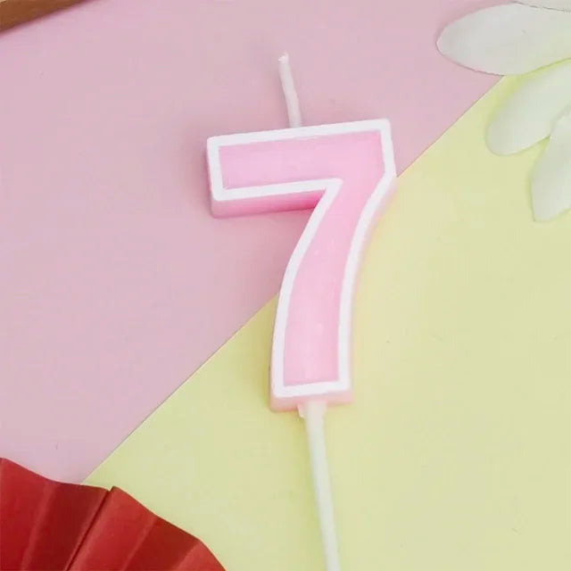 Bougie Numérique Rose