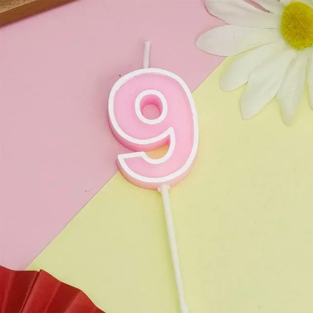 Bougie Numérique Rose