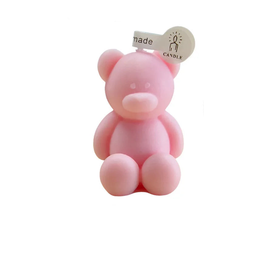 Bougie Ours Rose