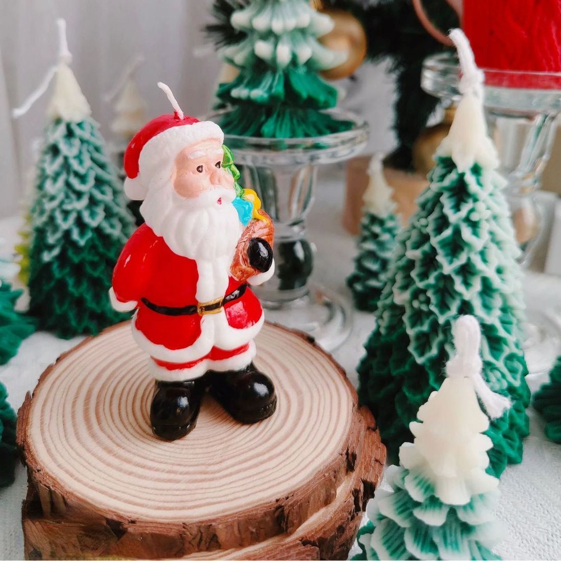 Bougie Père Noël