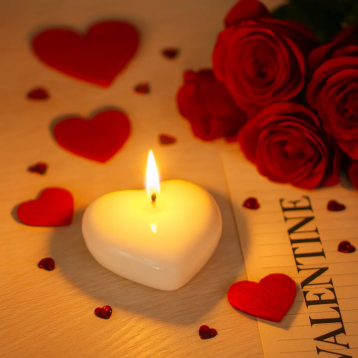 Bougie Parfumée Cœur Blanche