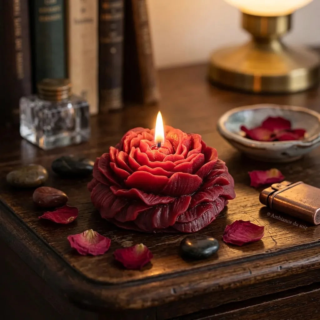 Bougie Romantique Saint-Valentin Lumineux