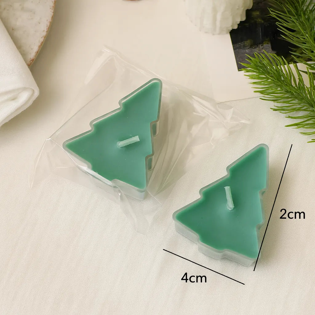 Bougie Sapin Chauffe-plat Verte Design