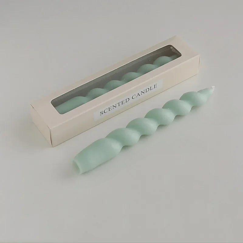 Bougie Spirale Bleu ciel