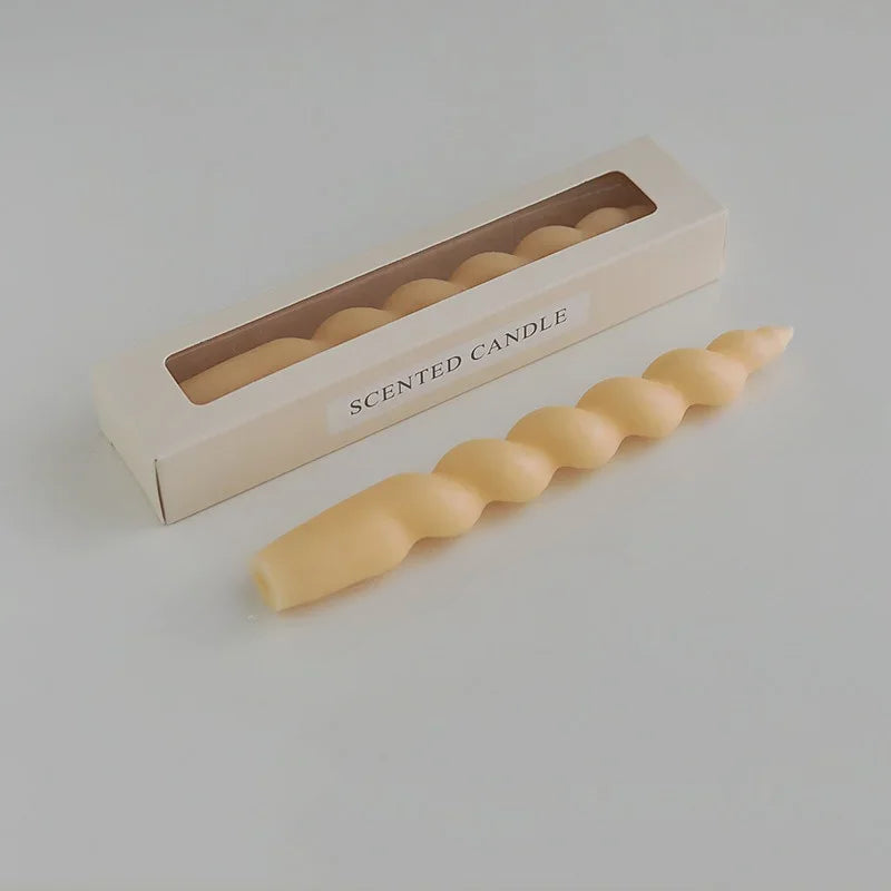 Bougie Spirale Jaune clair 