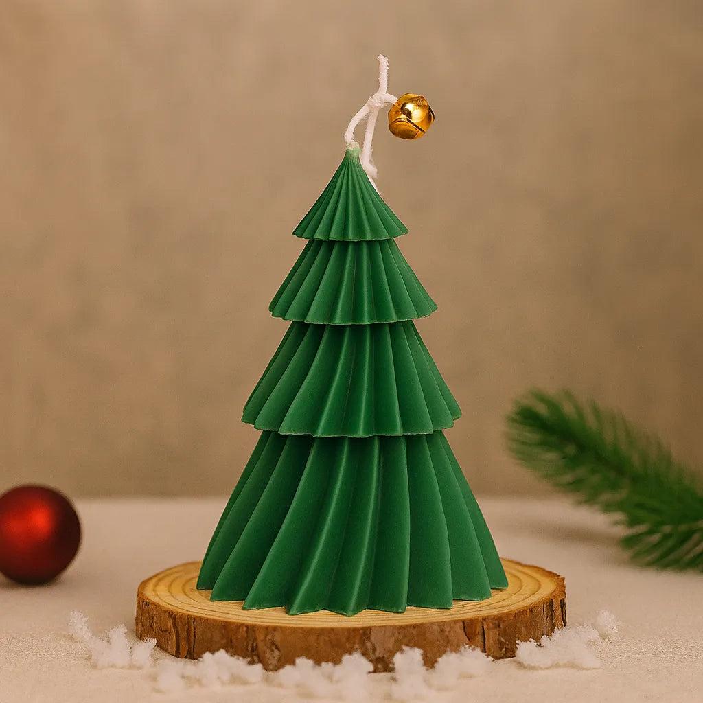 Bougie Verte Sapin Chic