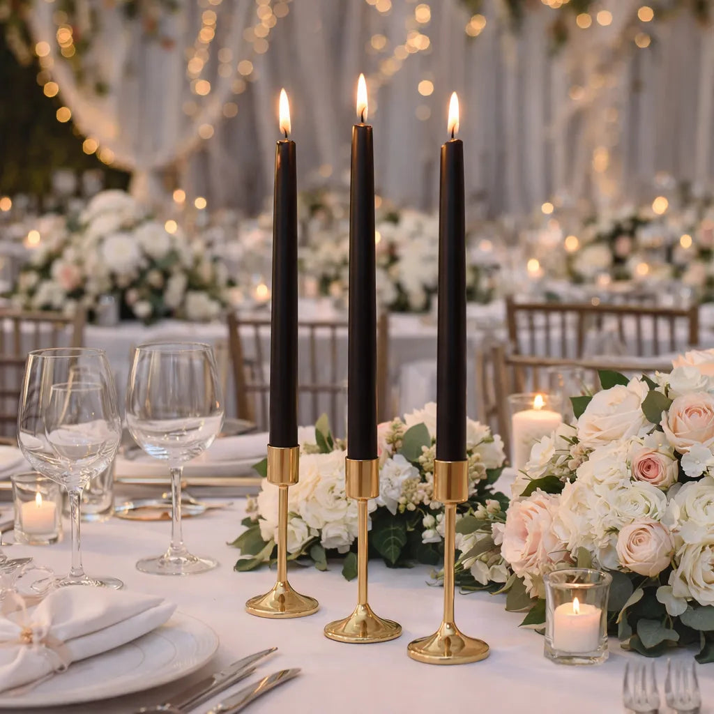 Bougies Classiques Noires