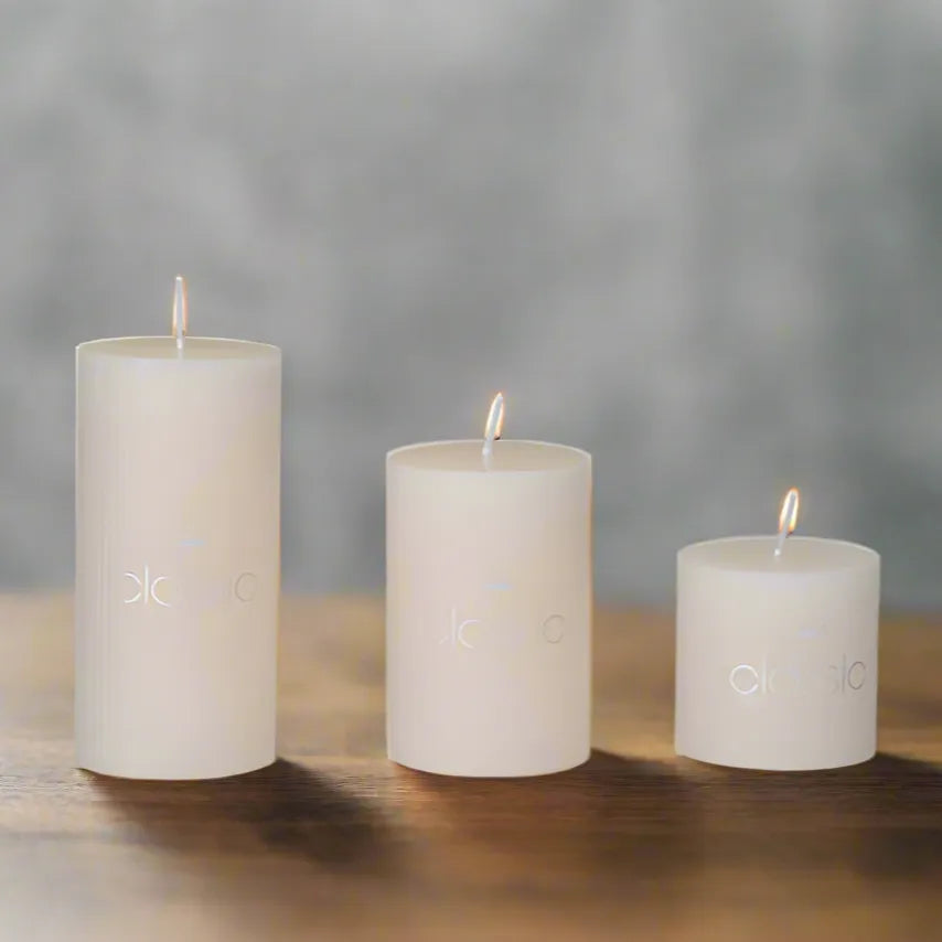 Bougies Décoratives Parfumées Vanille 1