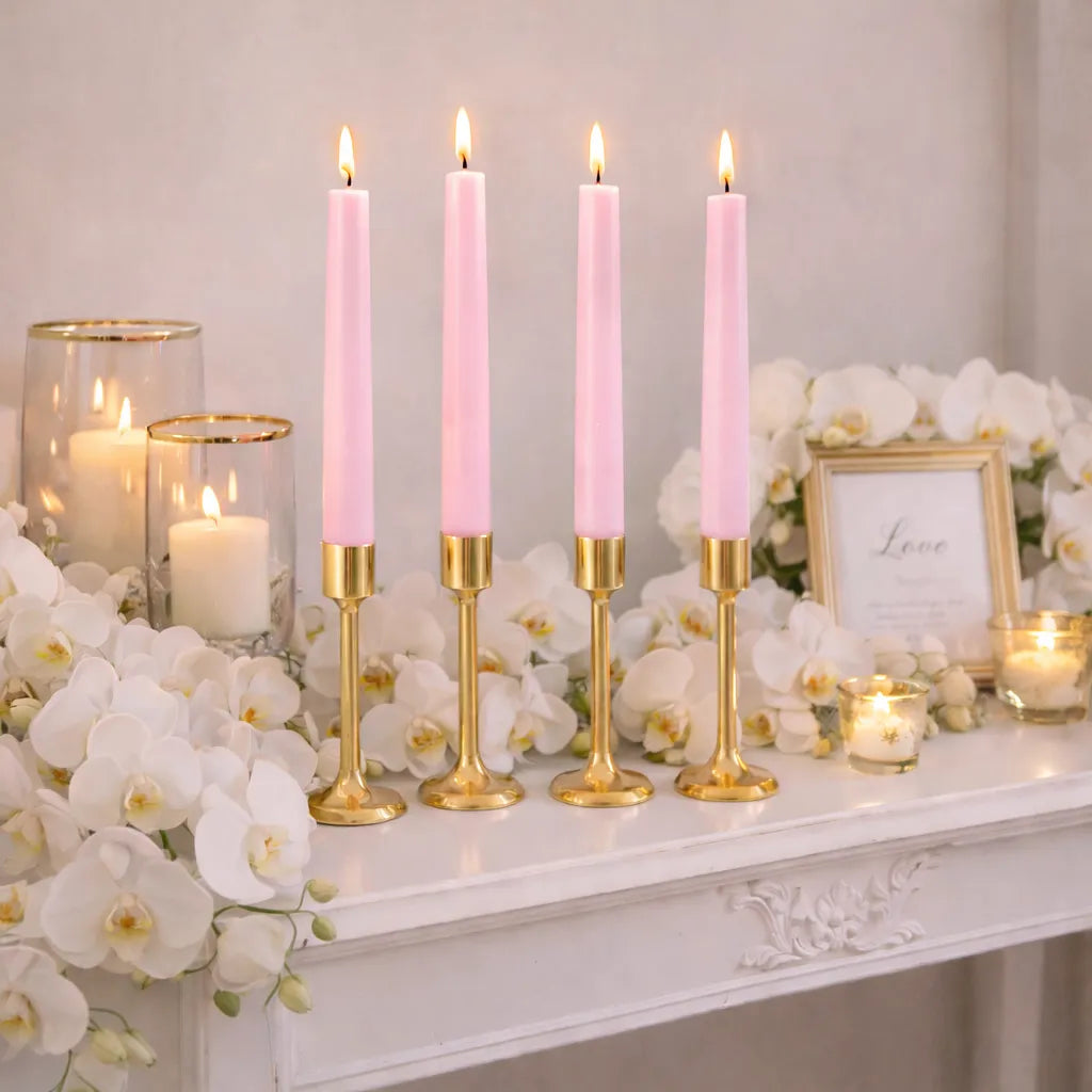 Bougies Décoratives Roses