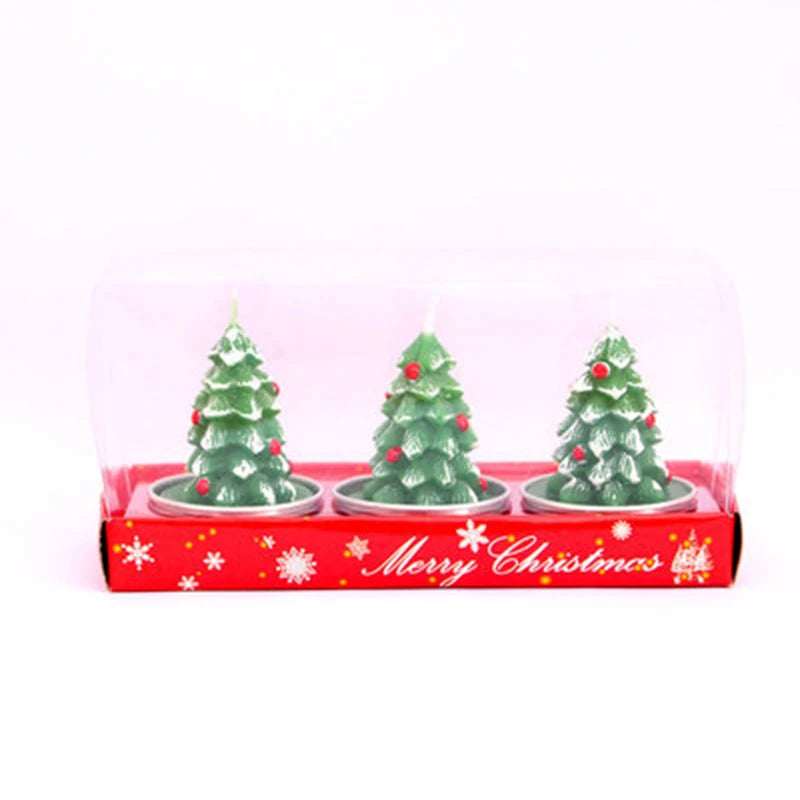 Bougies Décoratives Sapin de Noël Design