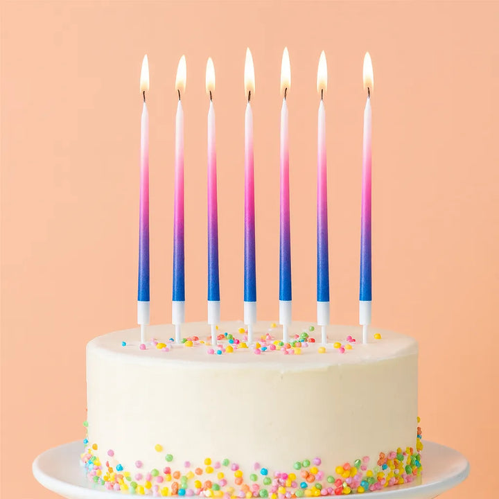 Bougies Dégradées Rose Violet