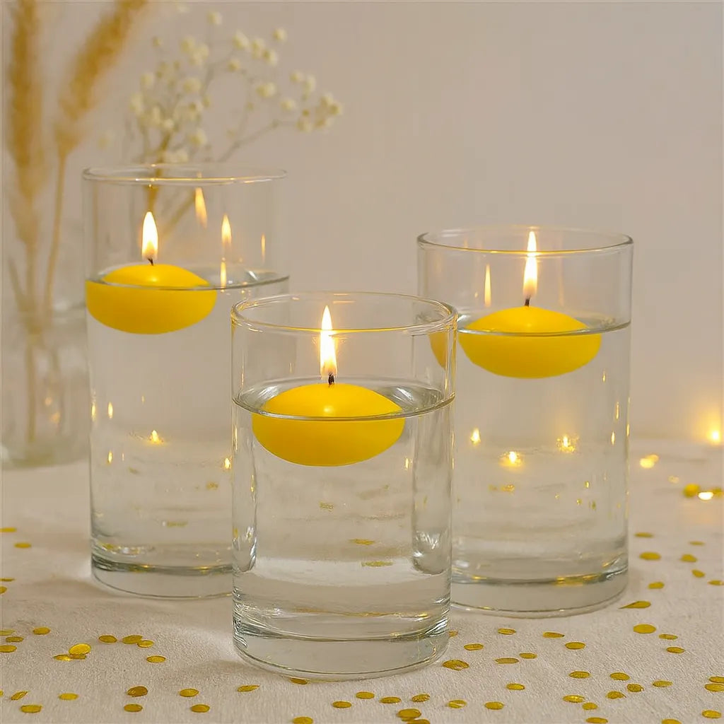 Bougies Flottantes Jaunes 1