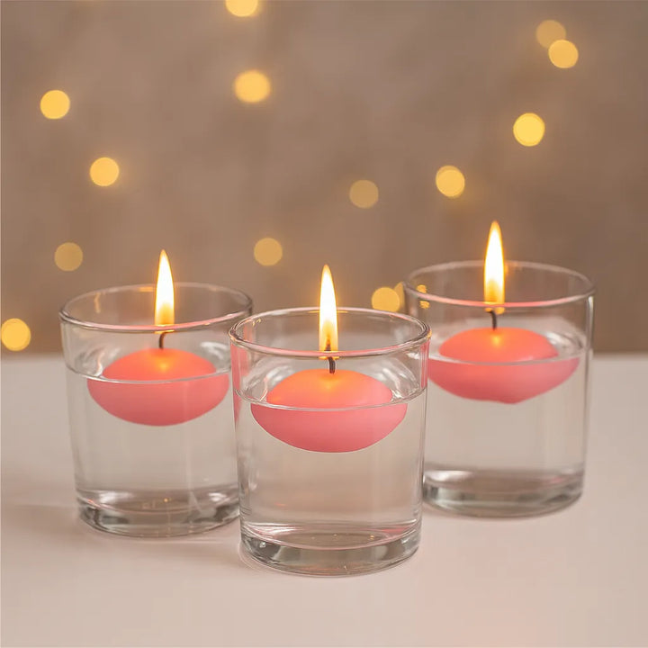Bougies Flottantes Roses 1