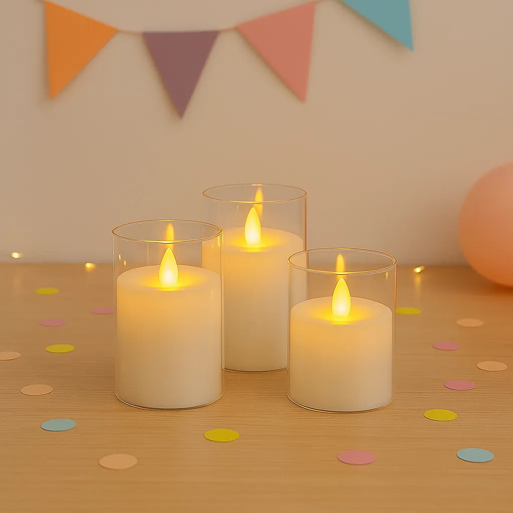 Bougies LED Sans Flamme Blanches