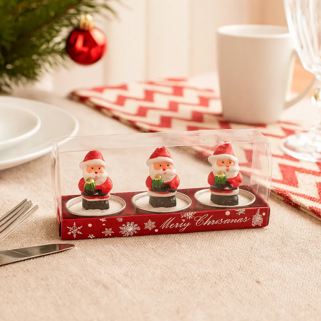 Bougies Noël Décoratives Père Noël 