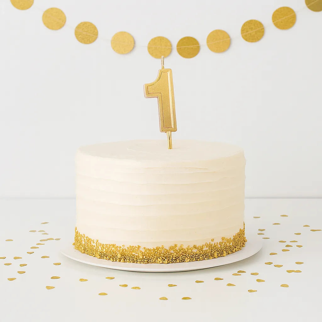 Bougies Numérique Couleur Champagne