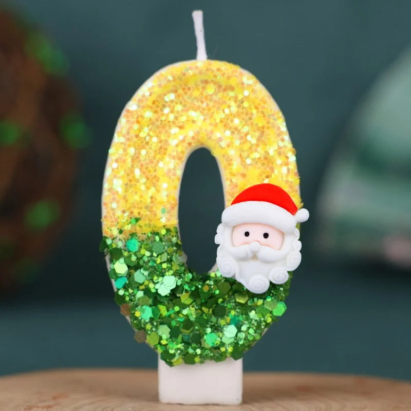 Bougies Numériques Motif Noël