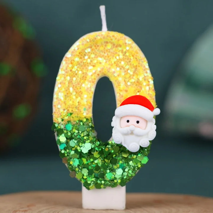 Bougies Numériques Motif Noël