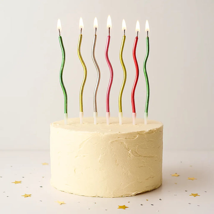 Bougies d’Anniversaire Spirales