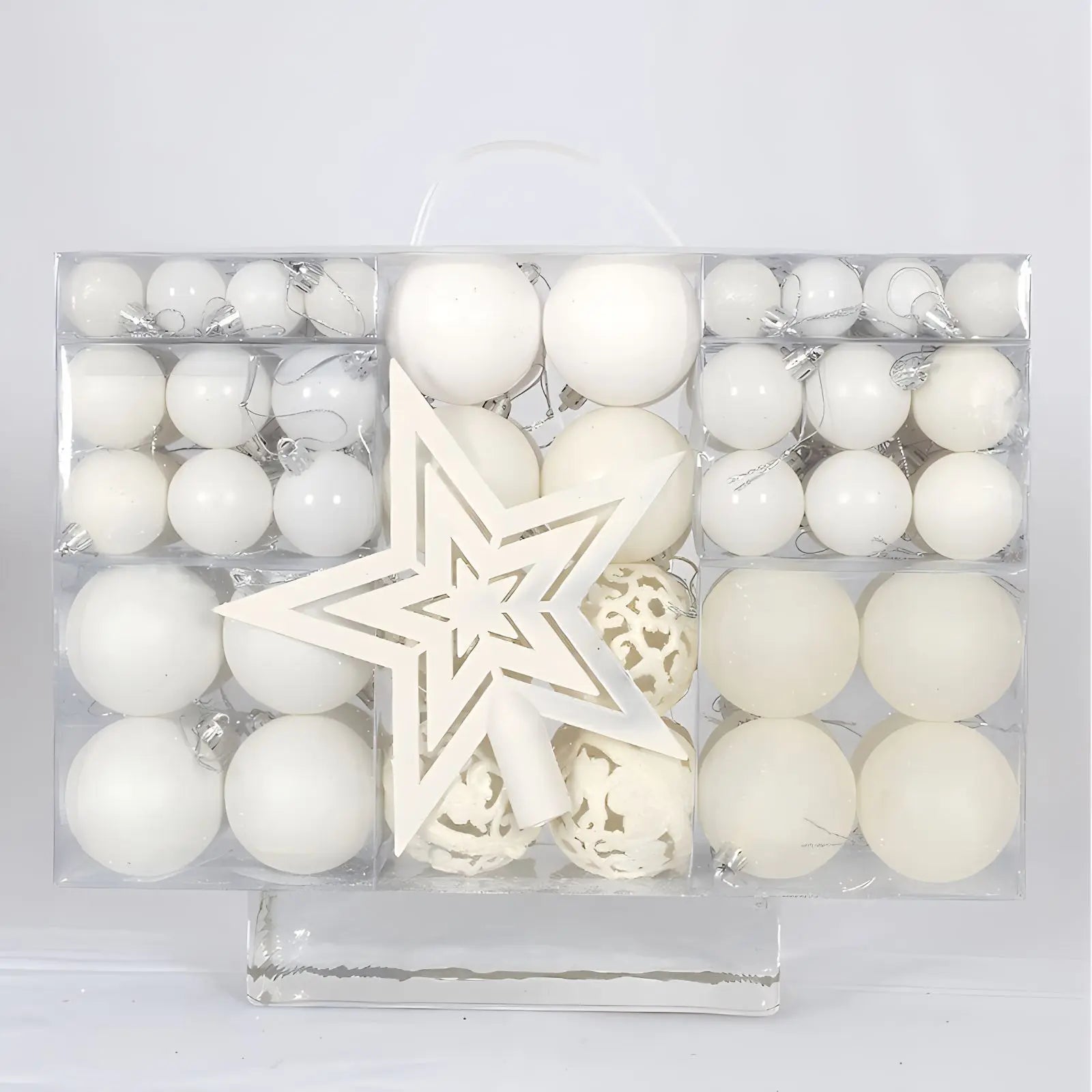 Boule De Noel Blanche