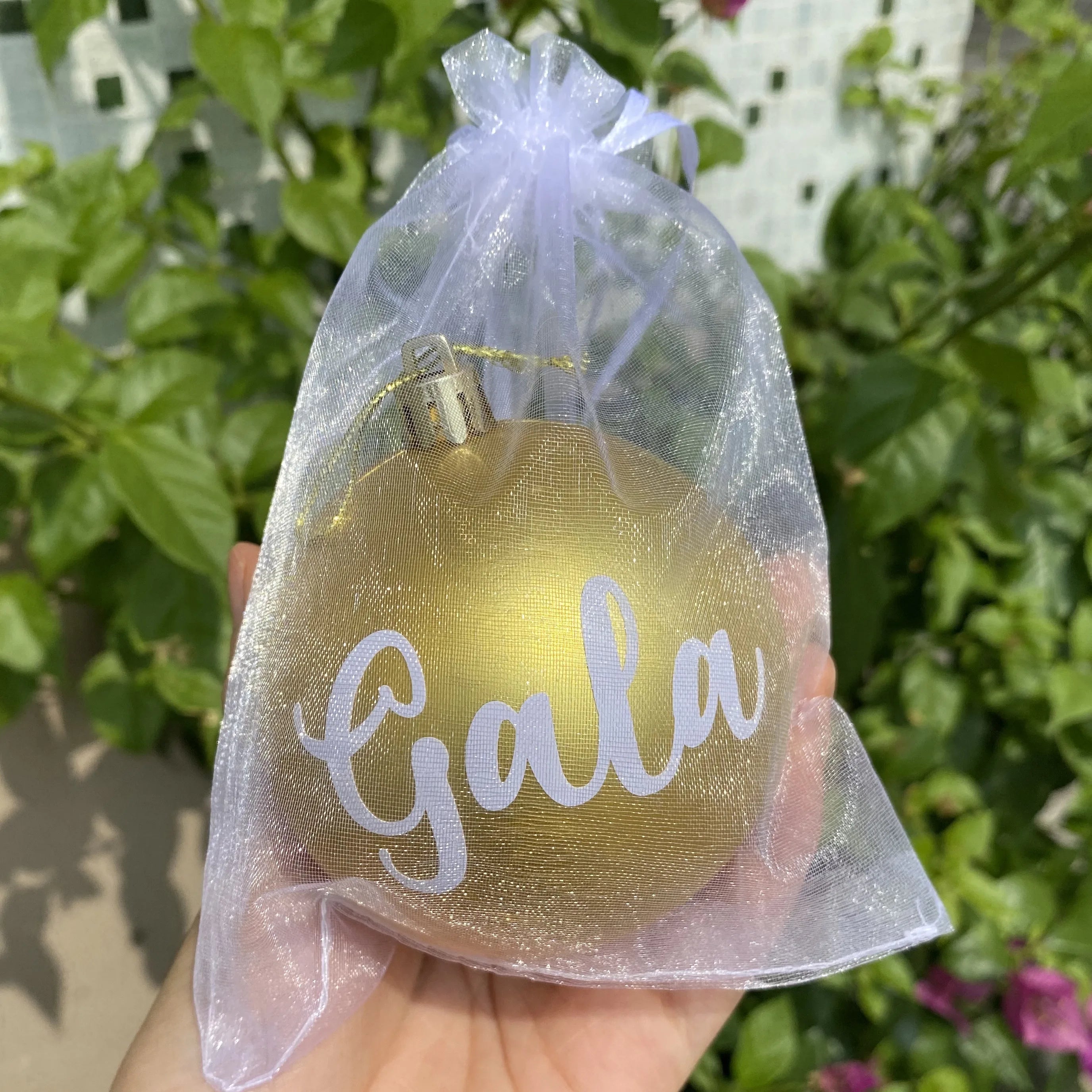 Boule Dorée Personnalisée