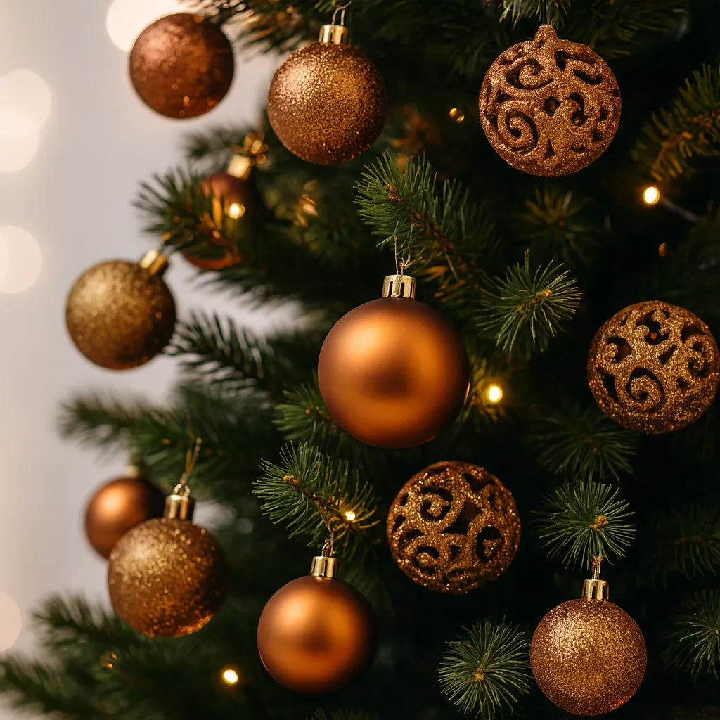 Boule de Noël Cuivré