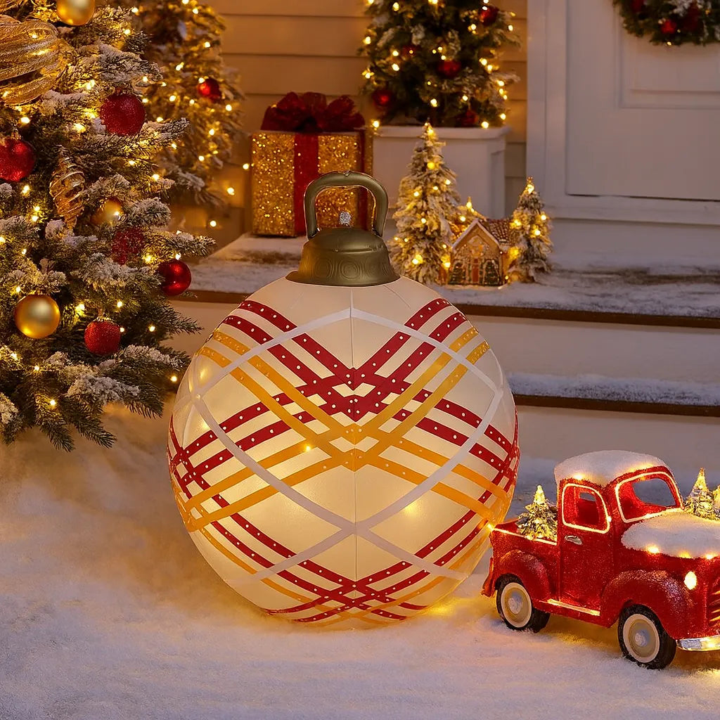 Boule de Noël Géante Gonflable Design chic
