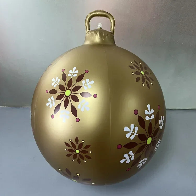 Boule de Noël Géante Gonflable Gold