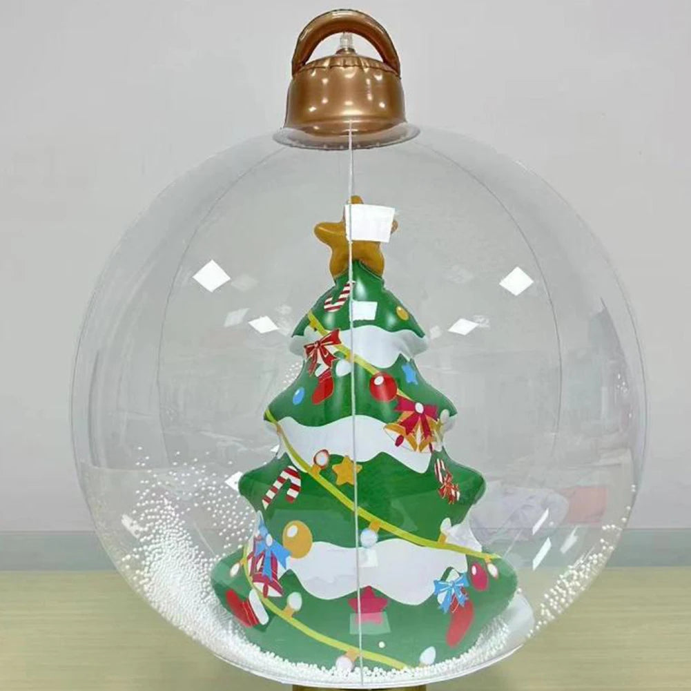 Boule de Noël Gonflable Géante