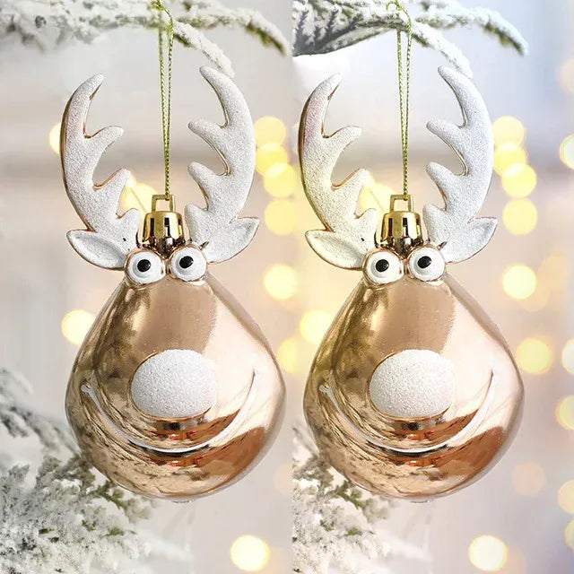 Boule de Noël Renne Doré 1