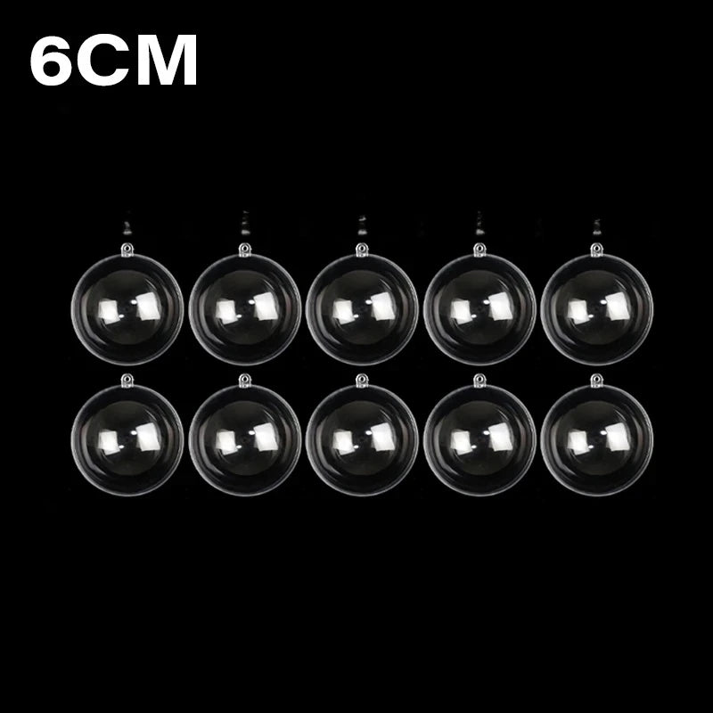 Boule de Noel Transparente Compacte 