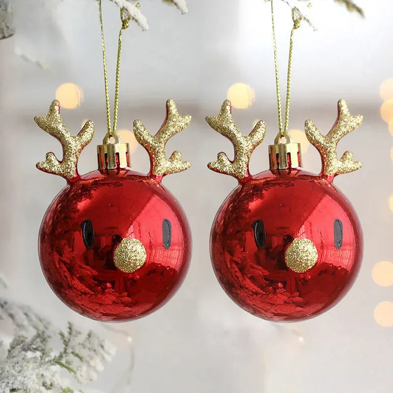 Boules de Noël Elan Rouge
