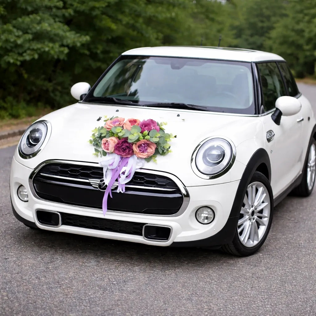Bouquet de Fleurs Voiture Violet sublime