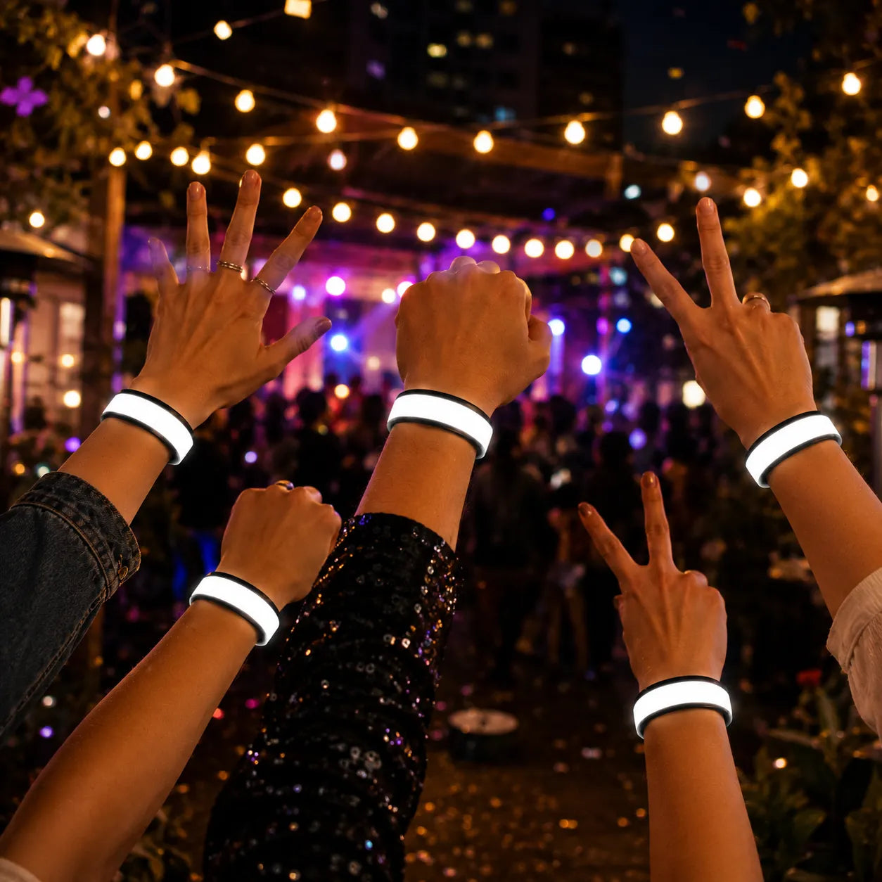 Bracelet Blanc Lumineux 