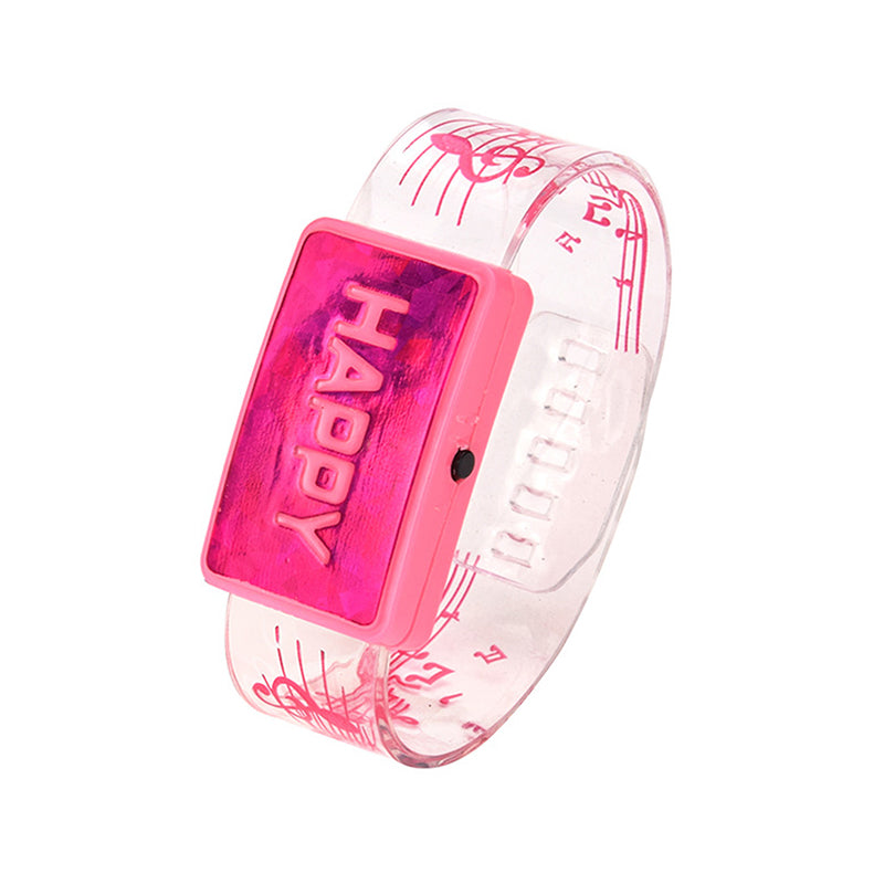 Bracelet De Fête Lumineux Happy Rose douce