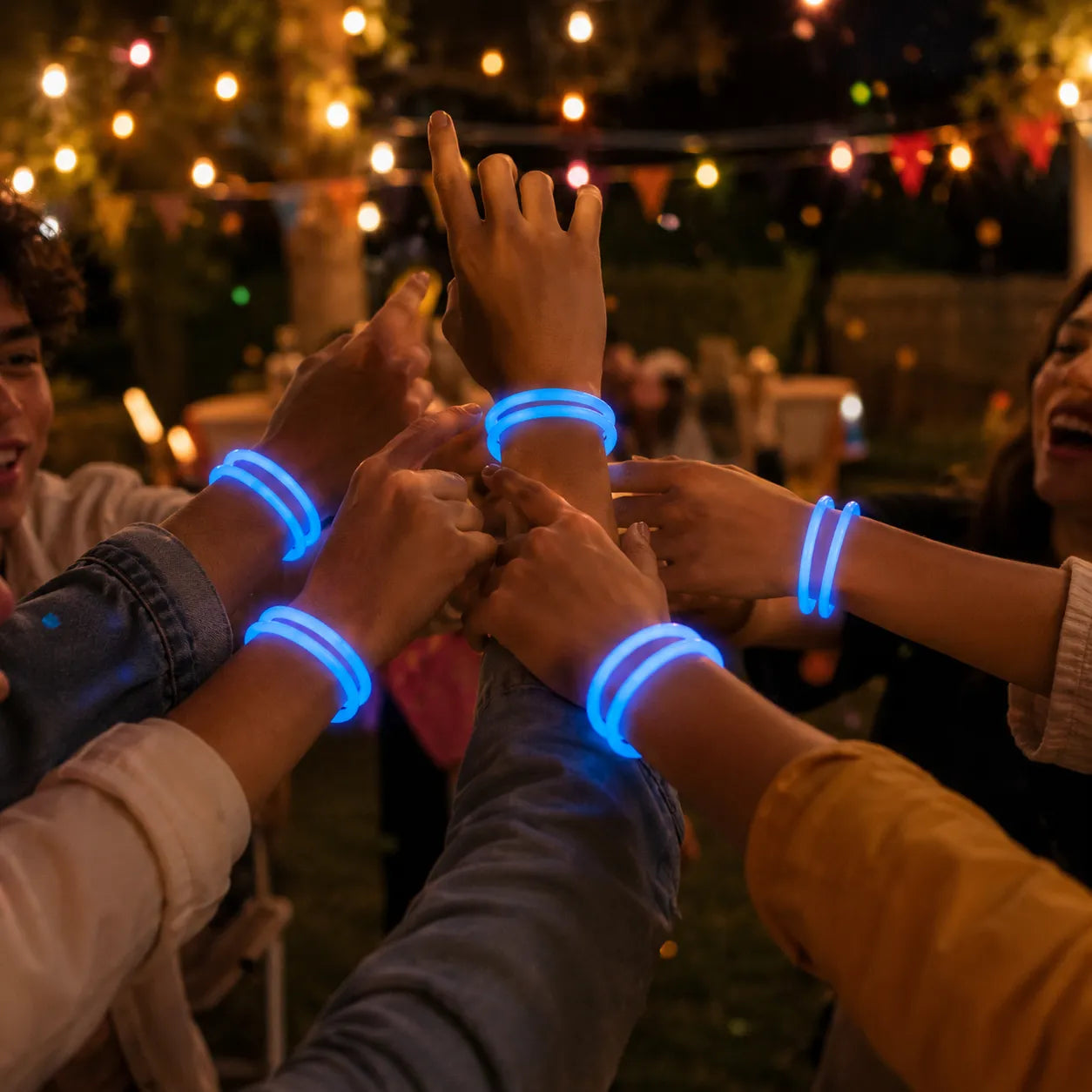 Bracelet Fluorescent Bleu stylé