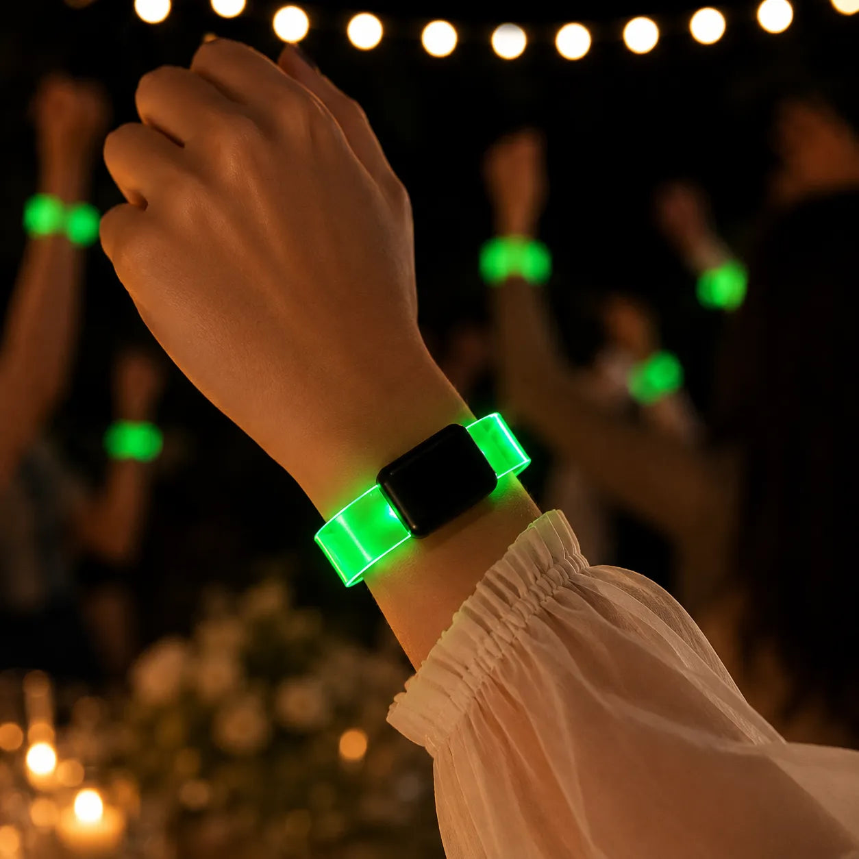 Bracelet LED Vert 