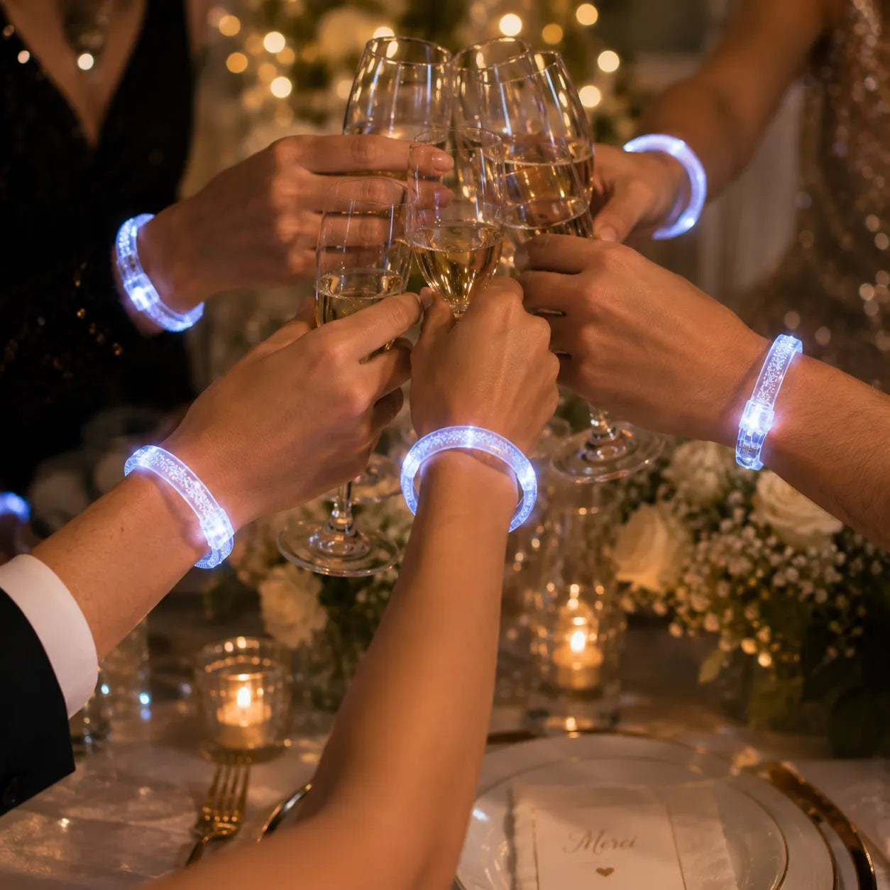Bracelet Lumineux Blanc