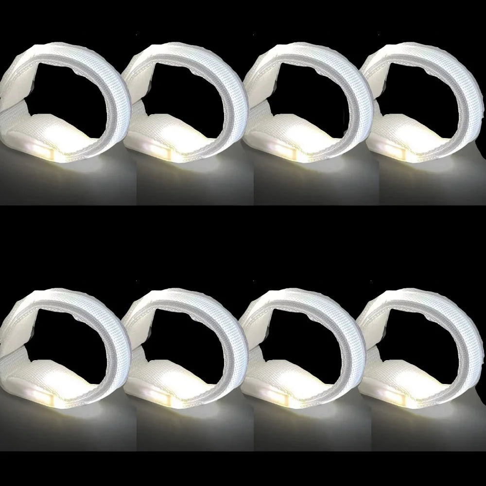 Bracelet Lumineux Blancs de Fête Propre