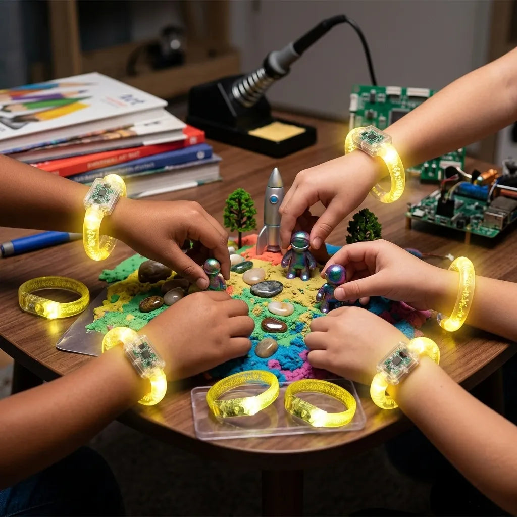 Bracelet Lumineux Jaune chaleureux 